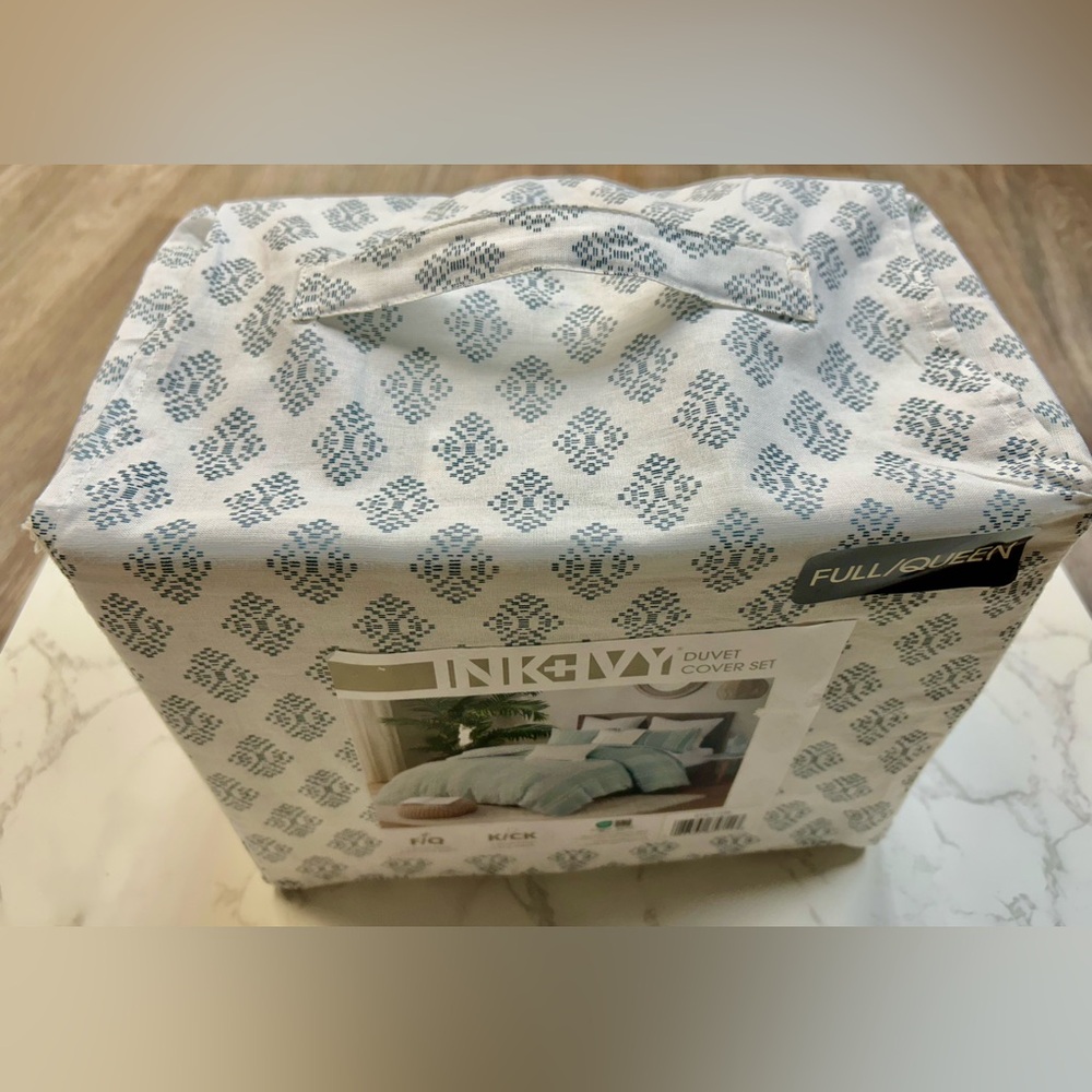3 PC Duvet Cover Set Size Full/Queen